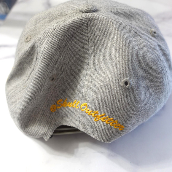 Golden State Warriors Hat Cap Snap Back Mens One Size Gray NBA Basketball 30 - Picture 3 of 6